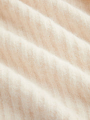 Wool-blend Knit High Neck Long Sleeve Oversized Top