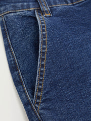 Stretch Cider Denim Low Rise Bowknot Flared Jeans