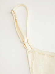Satin V-neck Lace Cami Blouse
