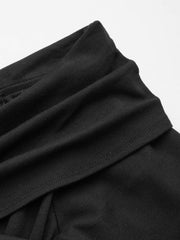Off-Shoulder Long Sleeve Solid A-line Maxi Dress With Belt