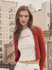 Perfect Actually Graphic Cotton-blend Short Sleeve Tee