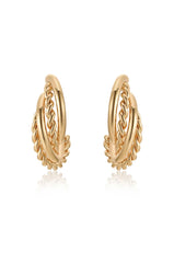 Twists and Turns Hoop Earrings