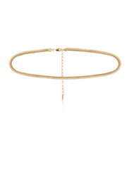 Gold Herringbone Waist Chain