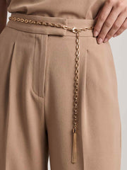Simple Tassel Chain Belt