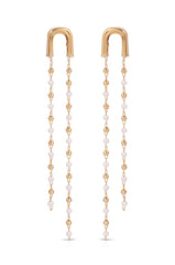 Double Chain Drop Earrings