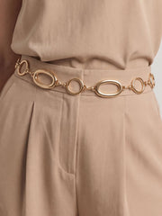 Oval Chain Belt