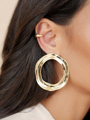Open Circle Earrings
