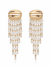 Mykonos Shell Dangle Earrings