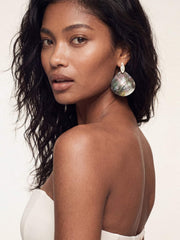 Shell Statement Earrings