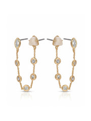 Double Piercing Bone Earrings