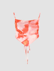 Tie Dye Tie Back Top