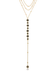 Bali Dreams Crystal Lariat Necklace