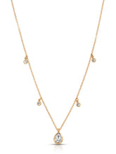 Dripping in Crystals Drop Necklace