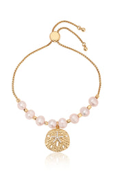 Sand Dollar Adjustable Bracelet