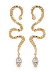 Serpentina Statement Snake Earring