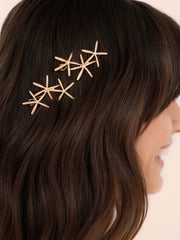 Starfish Cluster Barrette Set
