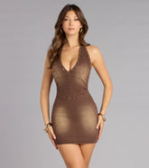 Desert After Dark Denim Mini Dress