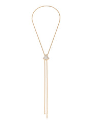 Pavé Shine Bolo Necklace