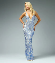 Candence Rhinestone Formal Dress