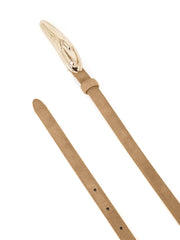 Liquid Luxe Belt in Shiitake Suede