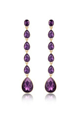 Crystallized Drop Earrings