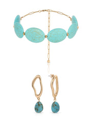 Oval Pop Turquoise Set
