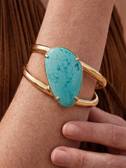 Desert Tide Cuff in Turquoise