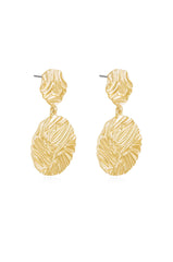 Textured Etching Earrings