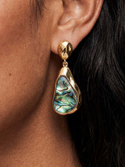 Hidden Gem Abalone Earrings