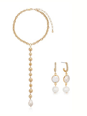 Deep Drop Freshwater Pearl Set