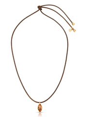 Marquise Champagne Cord Necklace