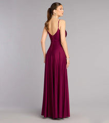 Chantel Low Back A-Line Formal Dress