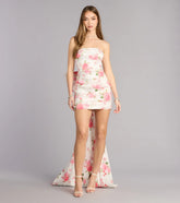 Loraine Floral Bow Mini Dress