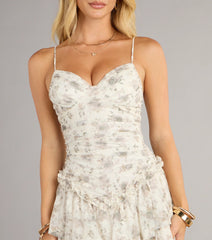 Sunkissed Ruffles Floral Mini Dress