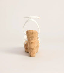 Plans Confirmed Strappy Wedges