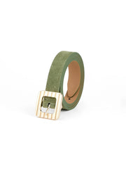 Timeless Texture Belt in Olivine