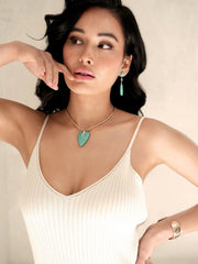 Turquoise Solstice Pendant Choker
