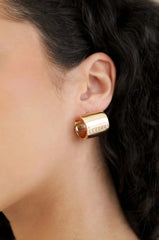 Rolled Up Stud Earrings