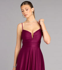 Chantel Low Back A-Line Formal Dress