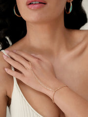 Crystal Dotted Hand Chain