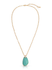 Majestic Stone Pendant Necklace