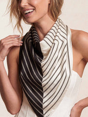 Modern Geometric Stripe Scarf