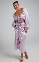 Runaway The Label - Roxie Midi Skirt in Lilac