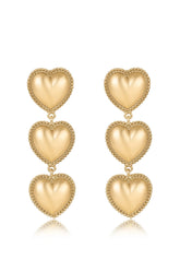 Golden Love Drop Dangle Earrings