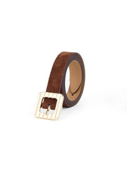 Timeless Texture Belt in Warm Truffle