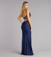 Trish Open Back Mermaid Formal Dress