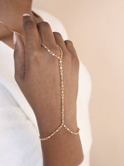 Crystal Dotted Hand Chain