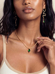 Emerald Serpentina Marquise Set