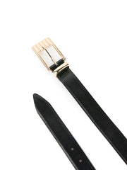 Engraved Rectangle Buckle Belt