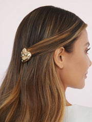 Platinum Love Barrette